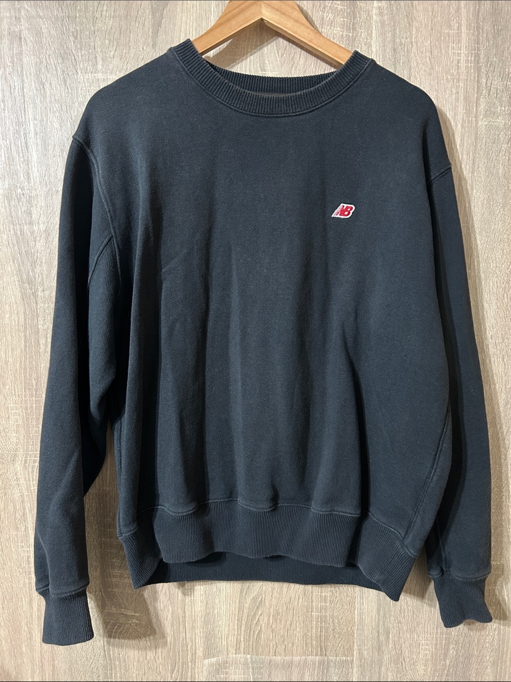 New Balance Black Crewneck Sweatshirt Size Large Made in the U.S.A